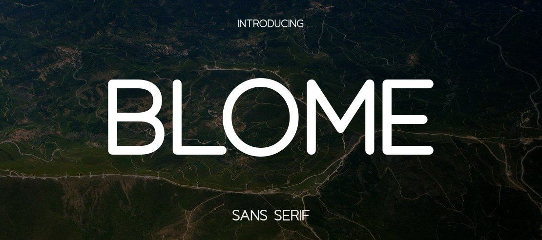 Blome Font