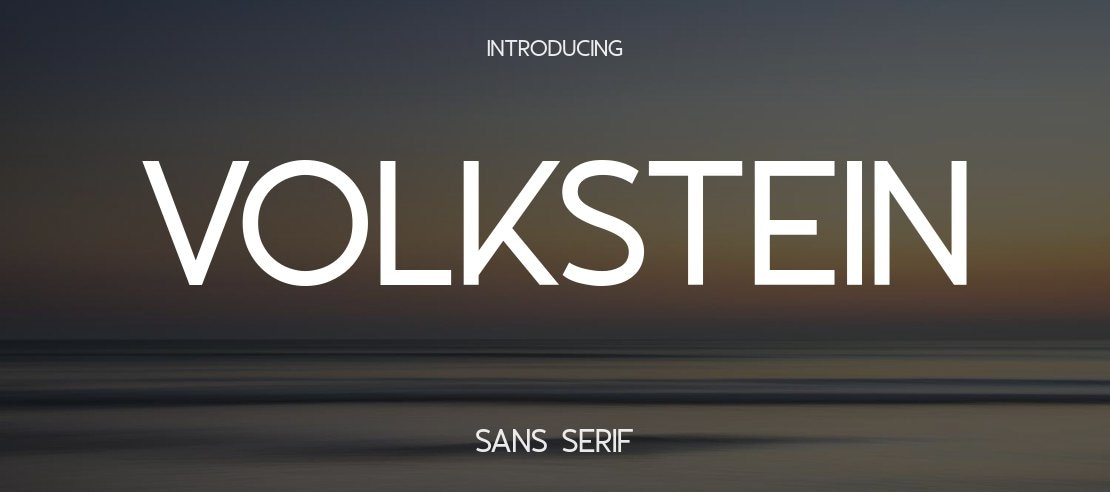 Volkstein Font