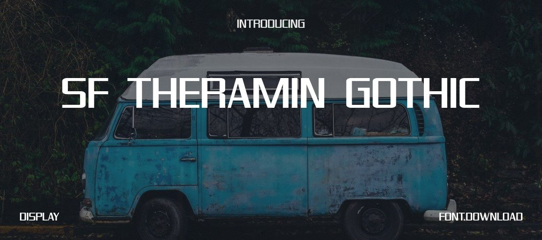 SF Theramin Gothic Font Family