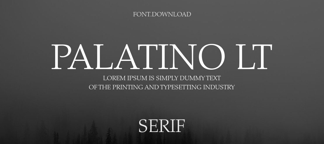 Palatino LT Font Family