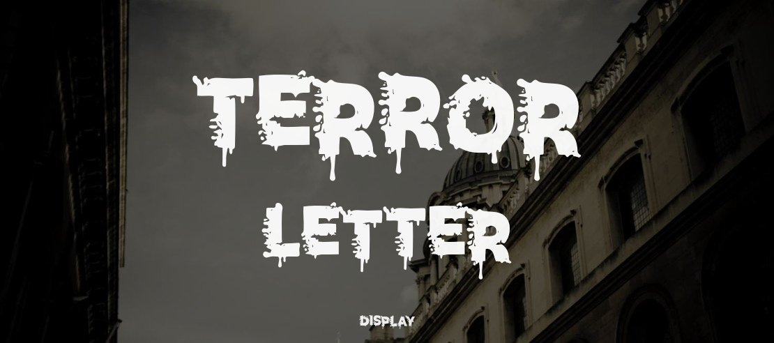 Terror Letter Font