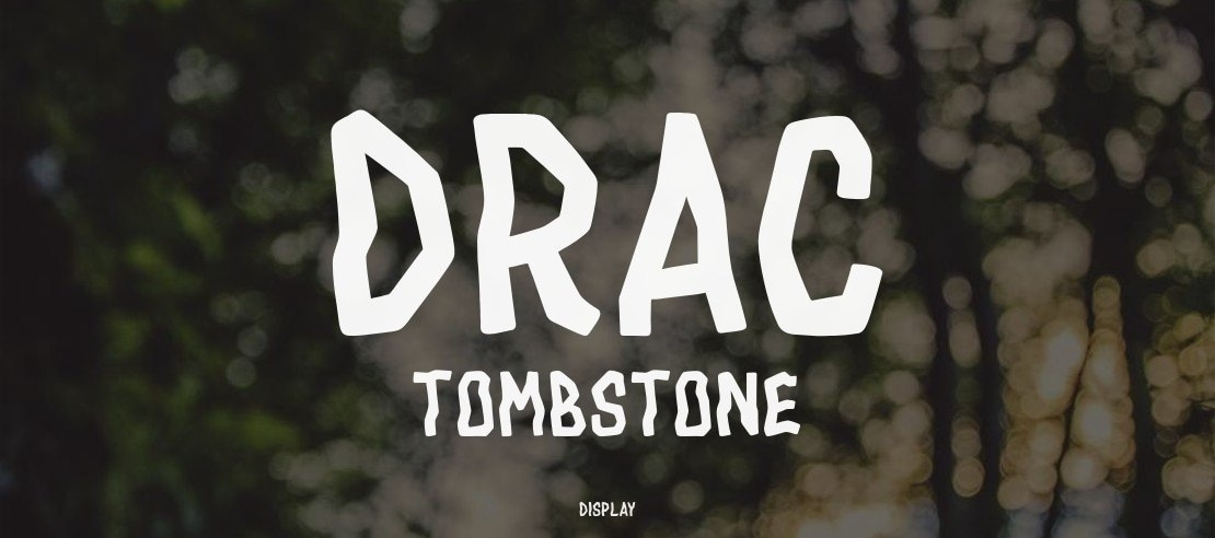 Drac Tombstone Font