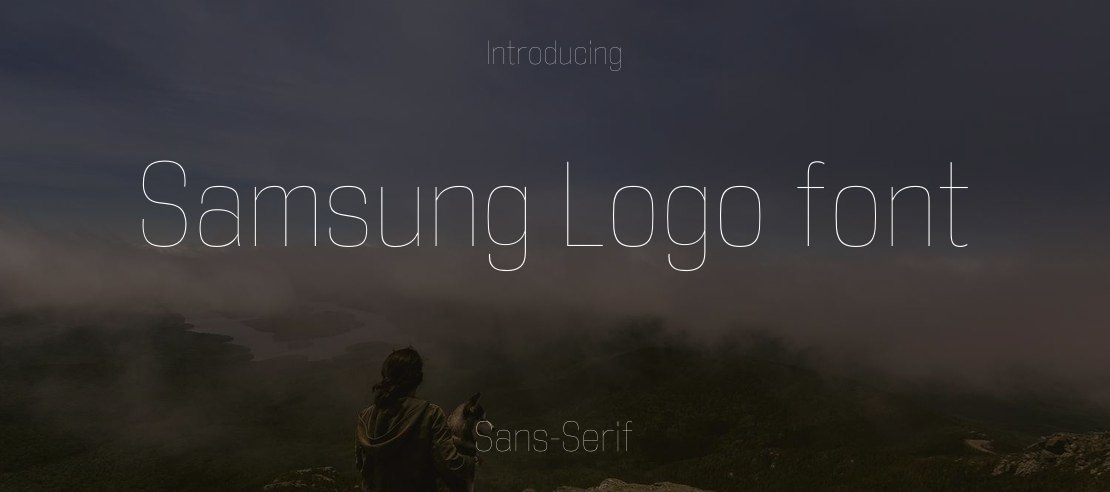 Samsung Logo font