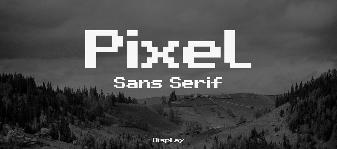 Pixel Sans Serif Font Family
