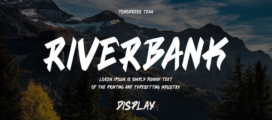 Riverbank Font