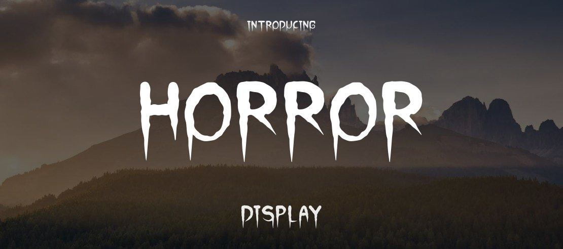 Horror Font