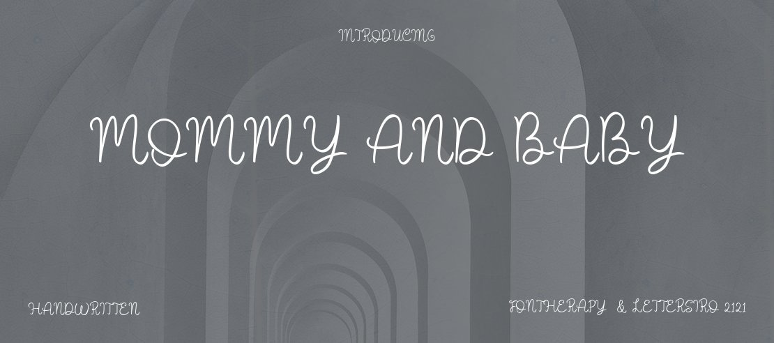 Mommy and Baby Font Family