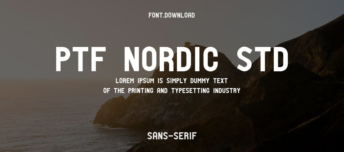 PTF Nordic Std Font