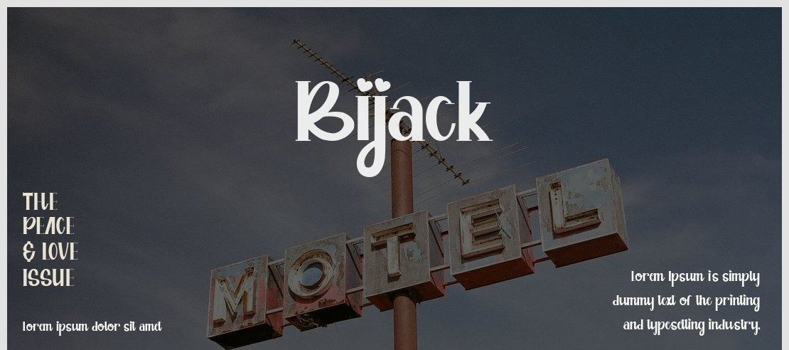 Bijack Font