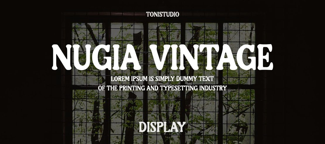 Nugia Vintage Font