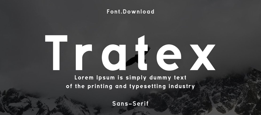 Tratex Font Family