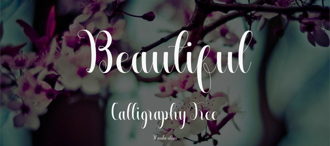 Beautiful Calligraphy Free Font