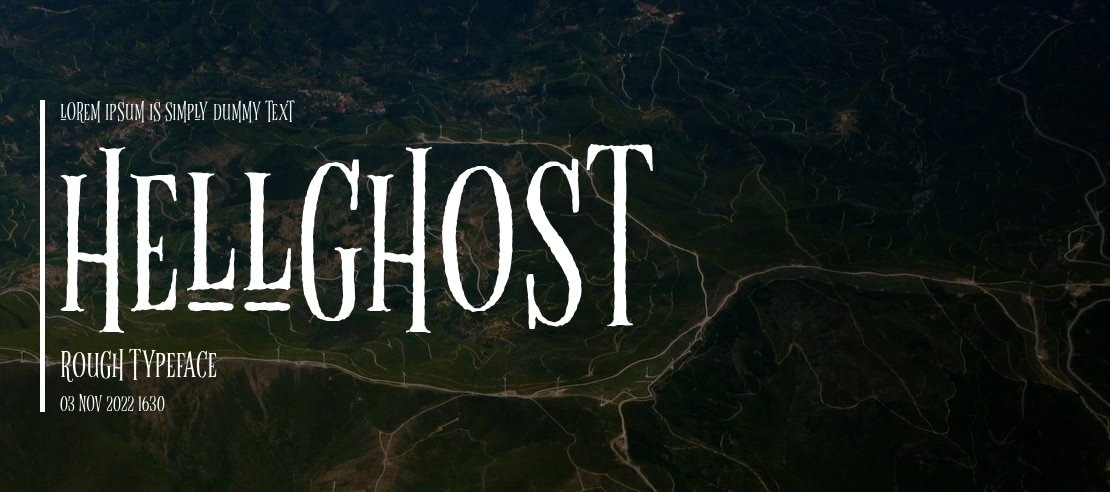 Hellghost Rough Font