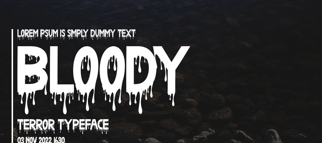 Bloody Terror Font