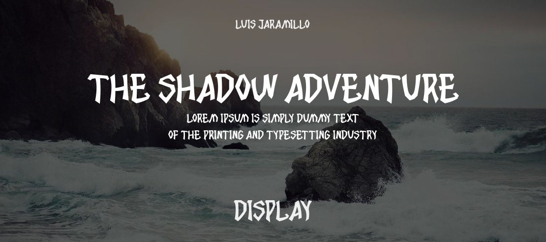 The Shadow Adventure Font