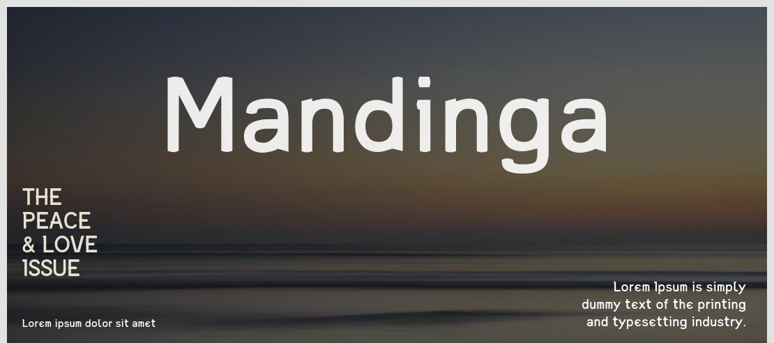 Mandinga Font