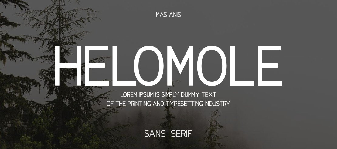 Helomole Font