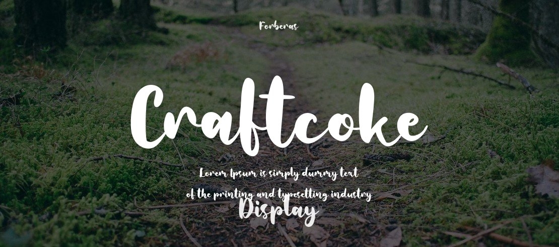 Craftcoke Font