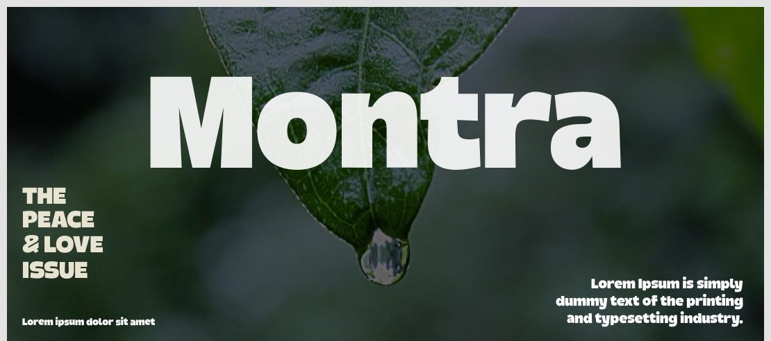 Montra Font