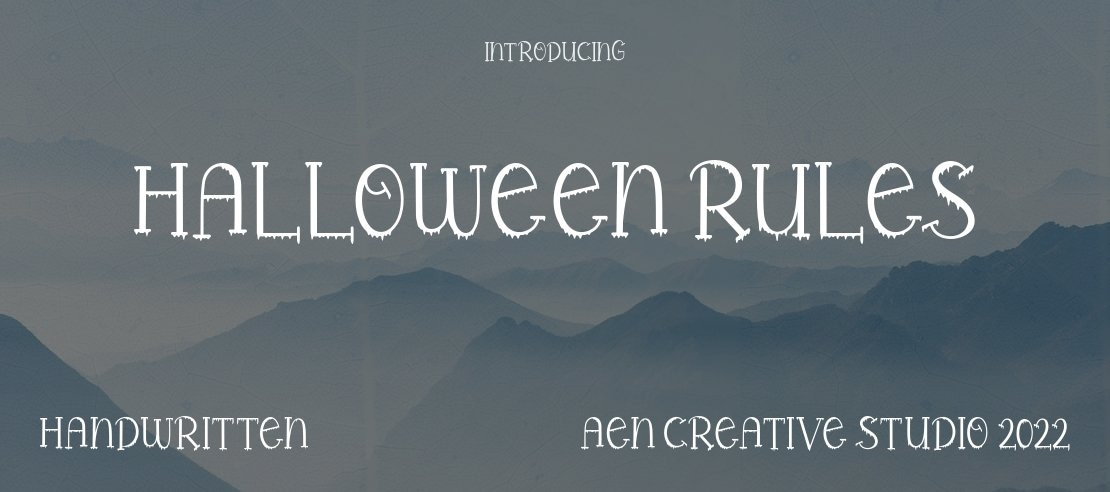 Halloween Rules Font