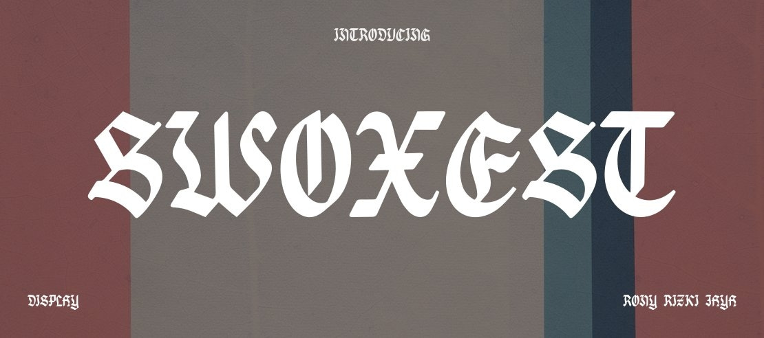 Swoxest Font