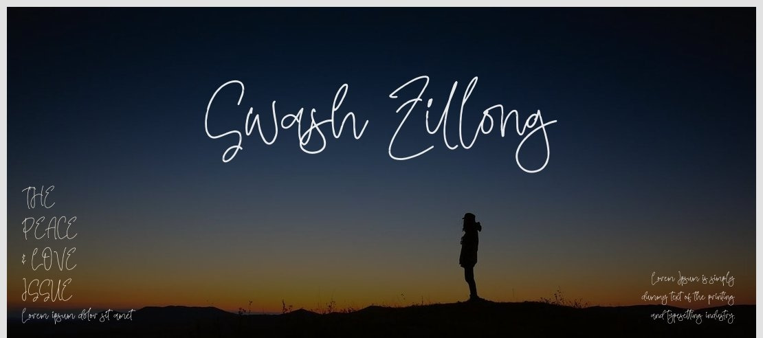 Swash Zillong Font