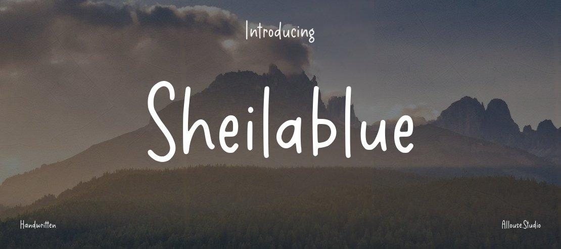 Sheilablue Font