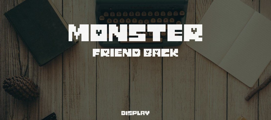 Monster Friend Back Font Family