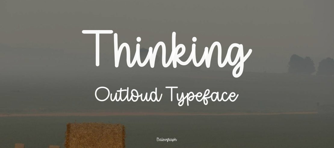 Thinking Outloud Font