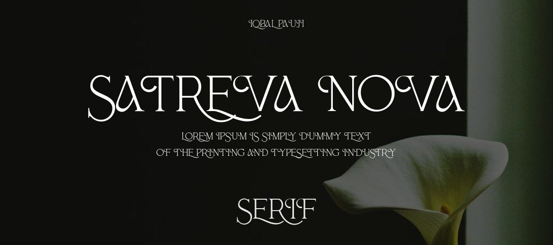 Satreva Nova Font