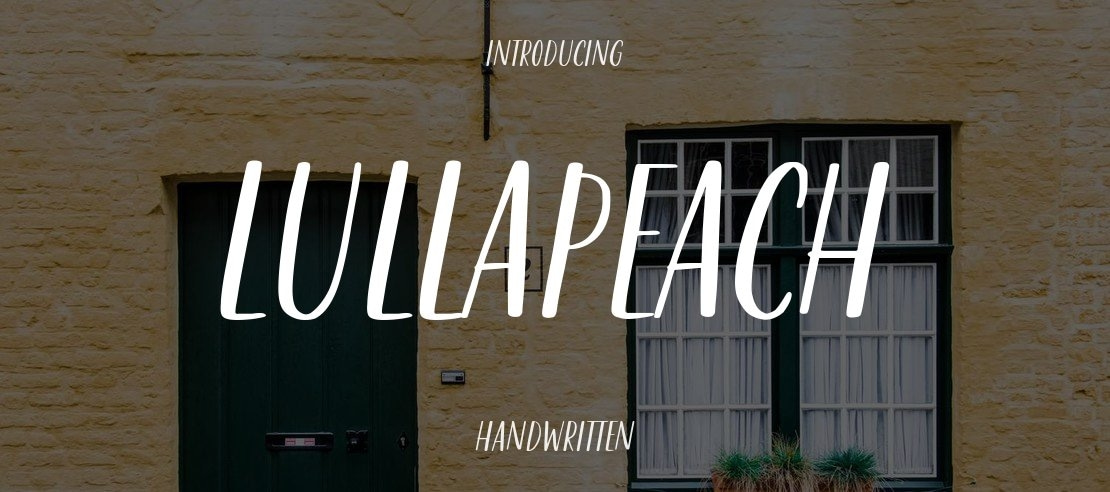 Lullapeach Font
