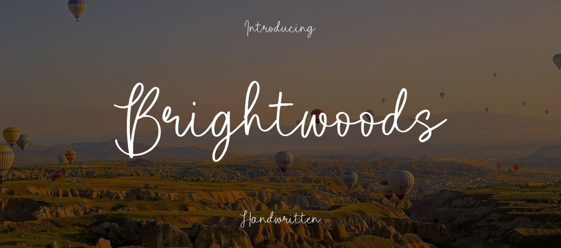 Brightwoods Font