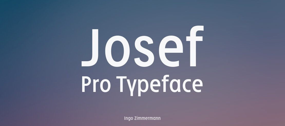 Josef Pro Font Family