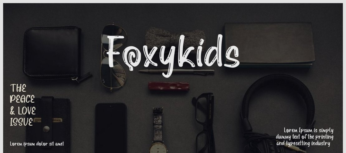 Foxykids Font