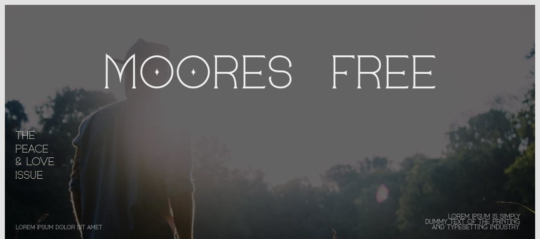 Moores-free Font