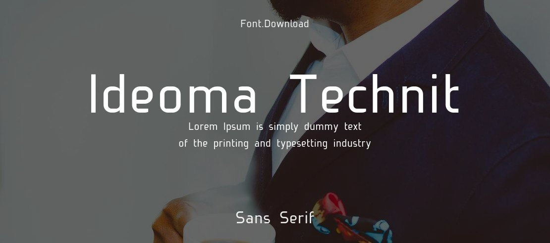 Ideoma Technit Font
