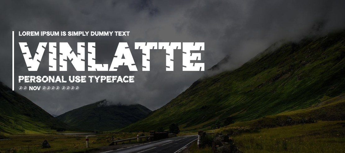 Vinlatte Personal Use Font Family