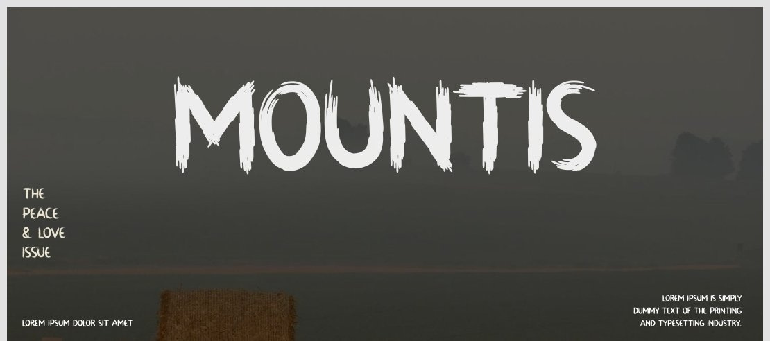 MOUNTIS Font Family