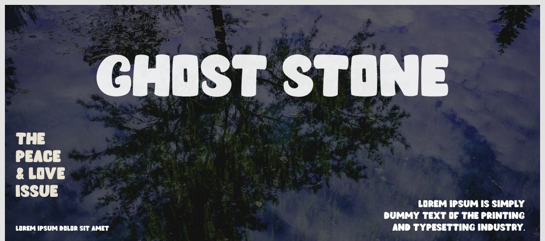 Ghost Stone Font