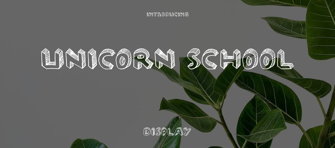 UNICORN SCHOOL Font