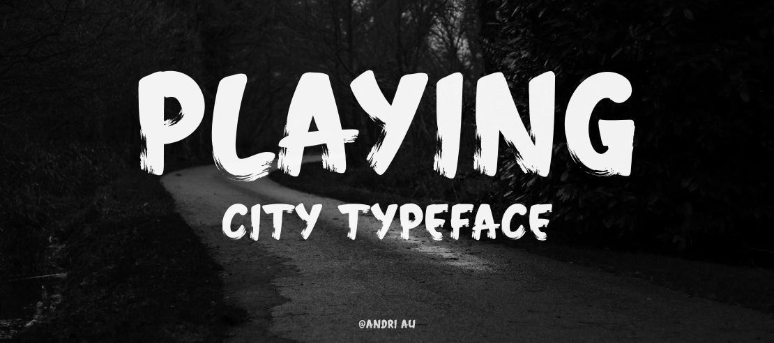 PLAYING CITY Font