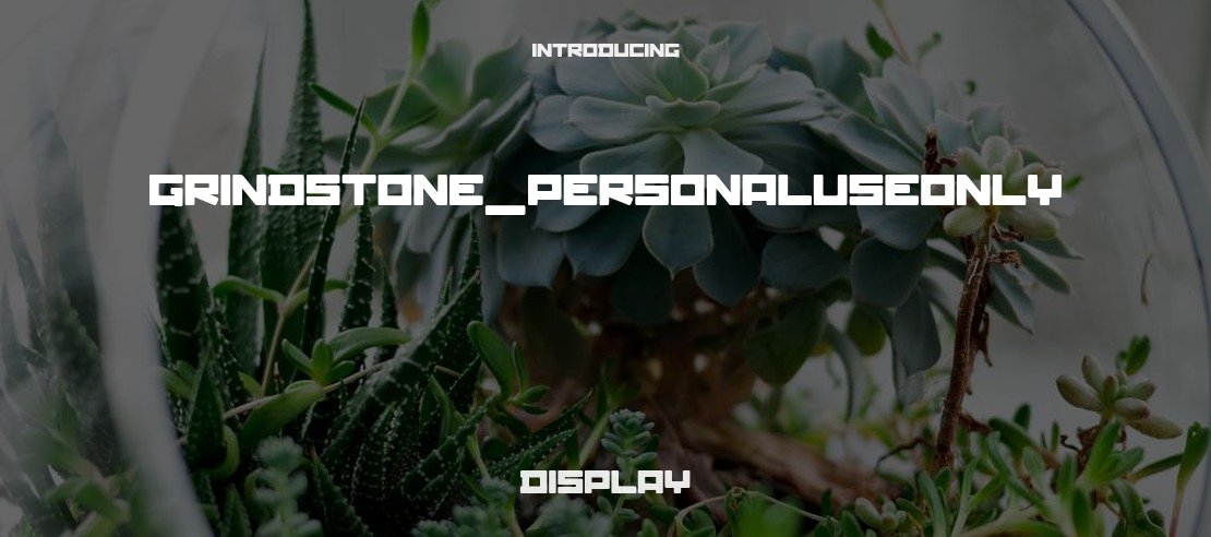 Grindstone_PersonalUseOnly Font