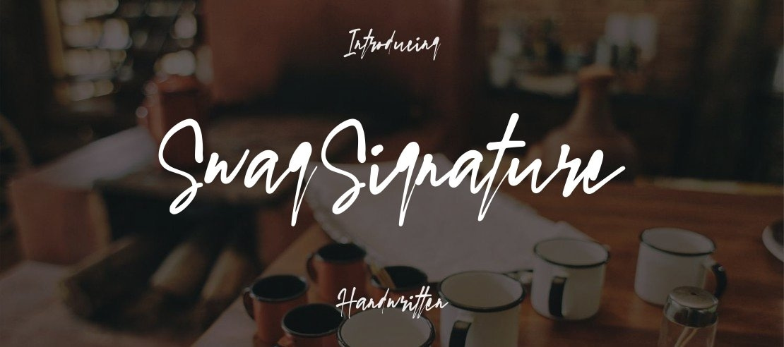 SwagSignature Font