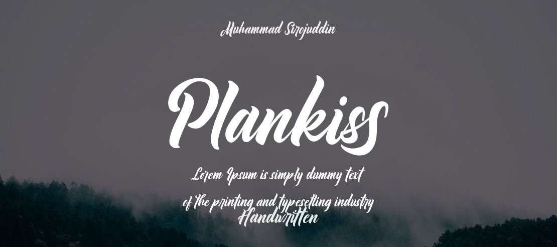 Plankiss Font