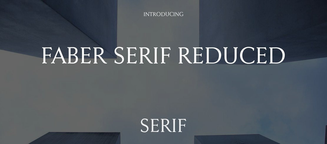 Faber Serif Reduced Font Family