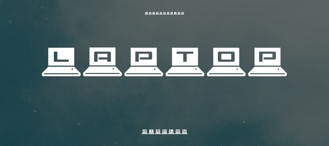 LapTop Font Family