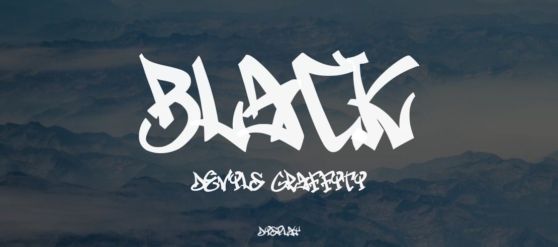Black Devils Graffiti Font
