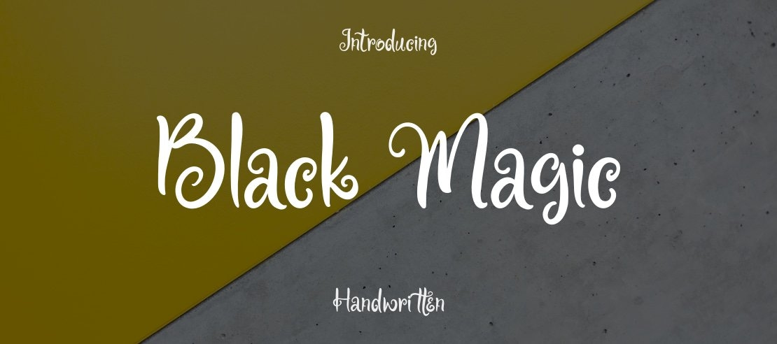 Black Magic Font