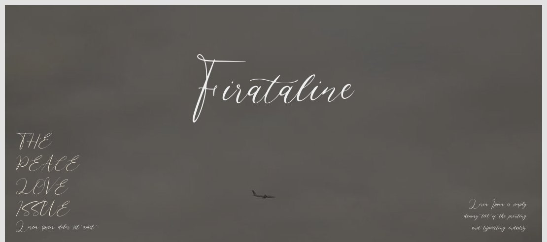 Firataline Font