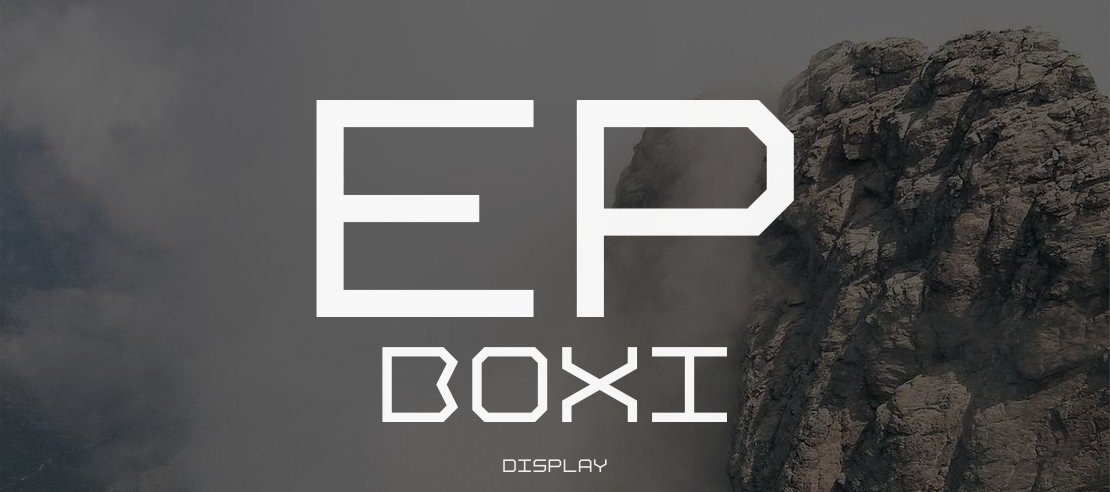 EP Boxi Font Family